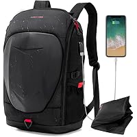 Ulapithi Sac à Dos Moto Étanche Grande Capacité - Sac Voyage Casque Ordinateur Portable