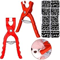 100 Occhi Di Sicurezza Per Amigurumi - Set 6/8/9/10/12mm Con Rondelle, Per Peluche E Bambole Fai Da Te - Foto 8