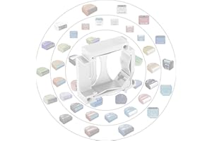 Print Worth 3D Supporto universale per guida a parete, adattatore "Allstar" per tutti gli attuatori Shelly e molti altri, per il montaggio di guide da 35 mm o su pareti (bianco (P), 2)