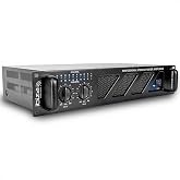 Ibiza AMP600-MKII Professional PA Amplifier 2x480W &ndash; 19" Rack Mountable Stereo Power Amplifier with RCA/Jack Inputs, Speakon/