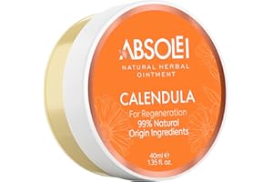 Absolei Calendula Ointment, Natural Ointment for Burns, Wounds and Cuts, 40 ml