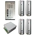 NAVKAR SYSTEMS Audio Door Phone Unit With 4 Handsets And Power Supply