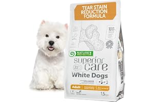 Nature's Protection Superior Care torrfoder för hundar – allergivänligt hundfoder, för vuxna, alla små och minigraser – lamm
