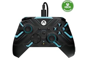 Turtle Beach Rematch Advanced Titan Steel Manette de jeu filaire - Licence Xbox Series XS, Xbox One et PC avec Phosphorescent, Boutons Programmables, Gâchettes, commandes audio et câble de 2.5 m