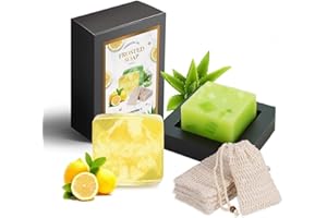 ‎ARIEL-GXR 2 x Handgemachte Seife, Naturseife 100% Natürliche Handseife mit Zitronengras,Aloe Vera, Geeignet für alle Hauttype, Gesicht & Körperreiniger