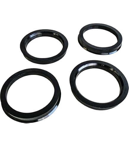 4x Distanziali Anello di Centraggio Blu Cerchi IN Lega 57,1 MM - 66,6 per