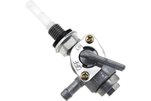 ENET 2Pcs Robinet Reservoir Essence Carburant Interrupteur Commutateur M10 2-3KW pour Generator Engine Tank