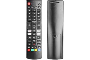 CTRLBETTER Mando a Distancia AKB76040301 Compatible con LG Full HD TV 27TQ625S 28TQ525S 28LQ515S 28LQ525S 32LQ63006LA 32LQ631C0ZA 24TQ510S-PZ 27TQ615S-PZ Sustitución Controlador con Netflix PrimeVideo Botones