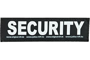 Julius-K9 162LR-G-34063 Klettaufschrift, Security, schwarz