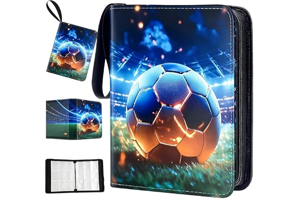 LYPPUL fotbollskortssamlaralbum, samlaralbum fotbollskort, samlarkortsalbum fotboll, 50 sidor 900 kort, fotbollssamlarkortsal
