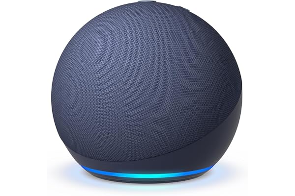 Amazon Echo Dot (5th Gen) | Smart speaker with vibrant sound, Motion Detection, Temperature Sensor, Alexa and Bluetooth| Blue