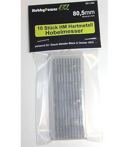 Lot De 10 HSS Steel Rabot Couteau Réversible 80,5 High Speed