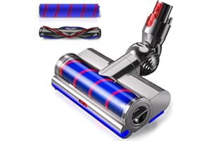 Dufuso Tête de Brosse pour Dyson V7 V8 V10 V11 V15 SV10 SV11 SV12 SV14 Motorhead, Brosse Turbine, Aspirateur Motorisée pour Tapis et Sols Durs Pièce de Rechange 967483-04