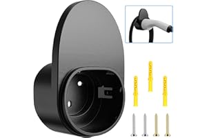 Azyvum Typ 2 Wandhalterung Ladekabel Wandhalterung Robust und langlebig Kabelhalterung Wallbox Kabelhalter Typ 2 Steckerhalter Kompatibel mit Allen Typ 2 Ladekabeln