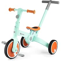 BIKESTAR Kinderlaufrad Laufrad Dreirad (Kombi 2 & 3 Rad) Umbaubar Ab 18 Monate E