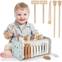 Arbolisse Juguete Montessori 4 En 1 Para Niños De 1 A 3 Años – Clasifica Colores Y Formas, Juego Sensorial De Madera, Regalo Educativo Ideal Para Bebés Y Niños De 1 A 4 Años
