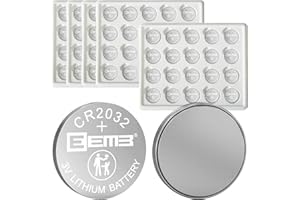 EEMB 100 PACK CR2032 Batteria 3V al litio Batteria a bottone a moneta 2032 Batteria DL2032 ECR2032 LM2032 per telecomandi orologi calcolatrici campanelli dispositivi medici schede madri di computer
