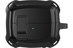 LIUZIHAN Etui kompatybilne z Samsung Galaxy Buds 3/Buds 3 Pro, miękki TPU + twardy PC, dopasowany krój, ochrona przed upadkiem, zawiera karabińczyk, etui kompatybilne z Samsung Galaxy Buds 3 / Buds 3