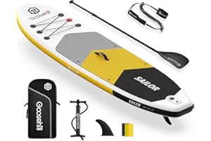 Goosehill Inflatable Stand Up Paddle Board, Premium SUP Package, 10' Long 32" Wide 6" Thick, Patterns Open for Customization