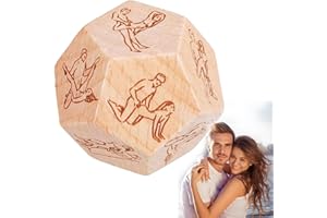 vecora 2024 New Couple Date Night Dice，Romantic Wood Couple Date Night Ideas,Husband and Wife Date Night Funny Valentine Gifts Ideas Wedding for Him Her,Wedding for Husband and Wife