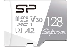 Silicon Power Superior Micro SDXC UHS-I (U3), V30 4K A2, MicroSD-kort med hög hastighet med adapter