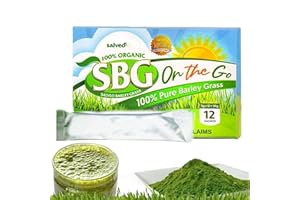 EUNMSI SBG Salveo Barley Grass,2024 New Salveo Barley Grass Powder,100% Pure Salveo Well Organic Barley Grass Juice Powder,SBG ON The GO,Brought to Your Pure Health (1 Box)