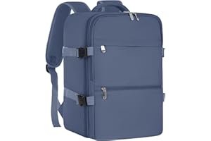 xlodea Ryanair - Bolsas de cabina de 40 x 20 x 25 pulgadas, para debajo del asiento, equipaje de mano, mochila de viaje, tamaño de cabina con puerto USB, funda para carrito, bolsillo húmedo,