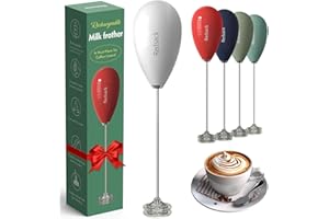 Redsack Batidor eléctrico de leche de mano – Batidor de mano recargable por USB, espumador de café eléctrico para cocina, viajes, resistente al agua, doble bobina, agitadores de café con bolsa