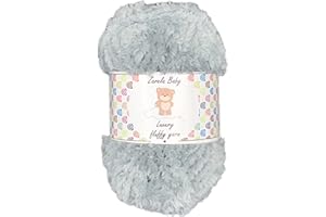 Zarela Baby Luxury Fluffy Yarn Wool 50g (10 Grey)