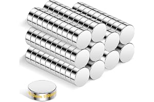 Wukong Parti av 100 små starka magneter 8 x 3 mm för hantverk, kylskåp, små magneter för Whiteboard, anslagstavla och kontor