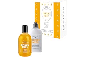 Perlier, Honey Miel pudełko do kąpieli, krem i mleko do ciała, nawilżenie i delikatność, idealne do delikatnej skóry, eleganckie opakowanie na prezent