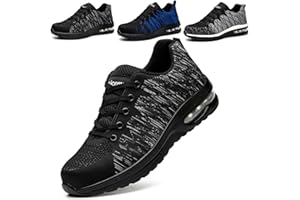 Aicowe Buty ochronne, męskie, damskie, lekkie, stalowe noski, oddychające, sportowe buty ochronne ze stalowym noskiem, sneakersy