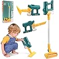 Jenilily Kids Vacuum Cleaner Toy for Toddlers - Detachable Toy Vacuum Set Pretend Role Play Household Toys with Sound Effects for Age 3+ Boys Girls Learning Toys Birthday
