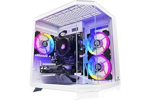NitroPC - PC Gaming Avanzado Silver (AMD Ryzen 5 5500 3.6 GHz, RTX 3050 8GB, RAM 16GB, M.2 1TB, Windows 11 Pro, WiFi5) Ordenador de sobremesa, PC Gamer (Blanco)