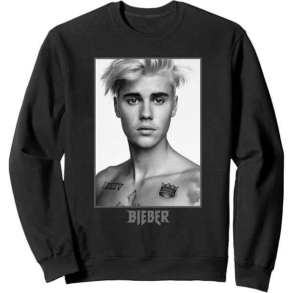 Débardeur Justin Bieber Portrait Iconique – RnB Pop Star, Design Multi-Clichés, Coupe Classique