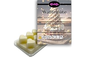 WonderWax Duftwachs Wax Melts für Duftlampe, 6 Herzen Duftmelt Wachsmelt Sojawachs Duftwachs Würfel für Raumdüfte, Wachs Duftöl Winter Indoor Schmelzen für Aromalampe Waffeltüte