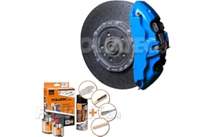 ‎FOLIATEC Foliatec 2188 Bremssattellack GT Blau Motorlack Set für 4 Bremssattel Reiniger
