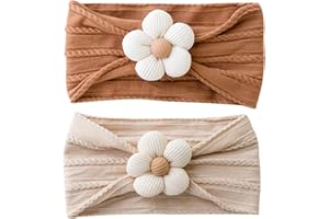 RTRTGS 2 Pièces Bébé Fille Bandeau Accessoires Cheveux pour Bébés, Serre-Têtes et Coffret Cadeau