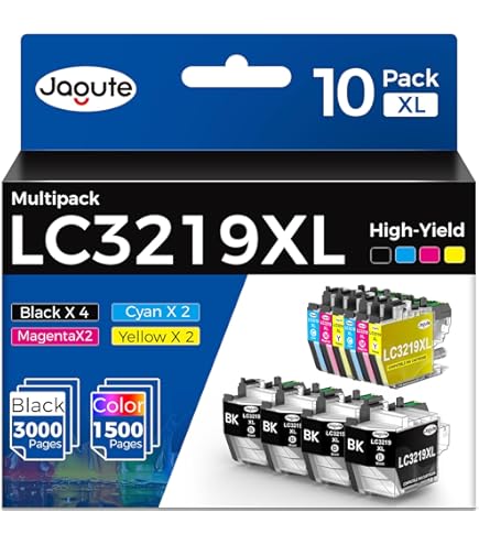 INK4U LC3219XL Ink Compatible For Brother MFC-J5330DW MFC-J6930DW MFC-J5730DW MFC-J6530DW MFC-J5335DW MFC-J5930DW J6935DW (5 Pack
