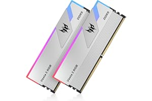 Acer Predator Vesta II DDR5 RGB 32Go (16Go x 2) 6000MHz CL36 - Compatible avec Intel XMP 3.0 et AMD Expo - Mémoire de Travail pour Ordinateur de Jeux PC (Argent)