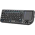 Rii Mini Clavier K01X1 sans Fil(AZERTY) 2,4 Ghz avec Touchpad pour PC, Pad, Xbox 360, PS3, TV Box Google Android, HTPC, IPTV.