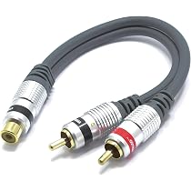 DCSk 12m audio subwoofer kabel (12 m) verguld & drievoudig afgeschermd, mono kabel met 1 RCA naar 1 RCA stekker, audiokabel, hoeveelheid: 1 stuk DCSk 12m audio subwoofer kabel (12 m) verguld & drievoudig afgeschermd, mono kabel met 1 RCA naar 1 RCA stekker, audiokabel, hoeveelheid: 1 stuk