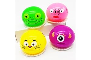 UOMYLEIR Vomiting Egg Stress Ball, Round Vomiting Yolk Egg, The Puking Stress Egg Include Slime, Novelty Stress Relief Squeeze Toys, Vent Stress Tricky Game Relief Toys