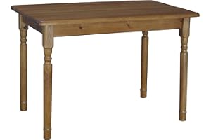 K KOMA koma - Tavolo da cucina per sala da pranzo, in legno di pino massiccio, 70 x 100 cm