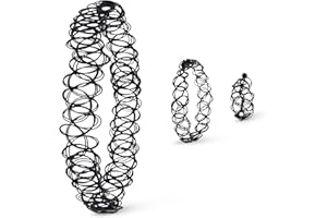 Trimming Shop 90s Choker Necklace Kit, Elastic Stretchable Chokers, Vintage Tattoo Choker Set, Retro Gothic Chain Jewellery Pack for Women &, 90s Fashion Accessory