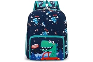 UIEAMSIO Sac à Dos Enfant,Sac à Dos Dinausore Enfant,Sac à dos motif voiture,Sac à dos pour enfants,Maternelle Garçon et Fille Cartable,Sac à Dos Garcon Fille Enfants 2-7 Ans