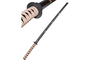 ‎57 SPECIAL REPLICAS 57 SPECIAL REPLICAS Dragon Bokken Katana Wooden Sword 100 cm for Training Professional (1807BS SZWARZ)