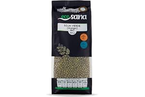 ECOSANA BY DRASANVI Drasanvi ECOSANA Haba Verde Mungo Bio | alto Contenido en Proteinas, Hierro, Magnesio y Vitaminas del Grupo B| Valor Nutricional | Energía y Correcto Tránsito Intestinal | 500 g
