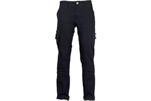 GREAT BIKERS GEAR - Hose mit Aramid-Futter, Knieschoner, Motorradhose für Herren-Motorradjeans, Motorradhose