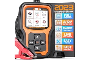 ANCEL AD410 PRO Skaner OBD2 i Tester Baterii, Pełne Funkcje OBDII & 6V/12V Testów Baterii, USB do Bezpłatnej Aktualizacji Oprogramowania, Latwe w Użyciu